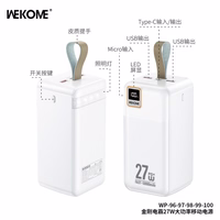 Akupank WK Design "WP-96" valge 30000mAh (27W)