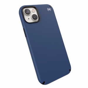 Speck Presidio2 Pro ümbris seadmele iPhone 15 Plus / 14 Plus, Microban mikroobivastase kaitsega, Coastal Blue / Black / White värvikombinatsioon