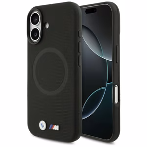 BMW M FW Metal Logo MagSafe Ümbris jaoks iPhone 17 - must