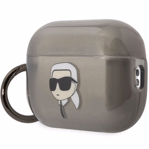 Karl Lagerfeld KKLAP2HNIKTCK Airpods Pro 2 чехол чёрный/чёрный Ikonik Karl Lagerfeld