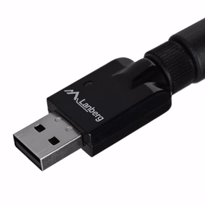 Lanberg NC-0300-WIE võrgukaart Ethernet / WLAN 2400 Mbit/s