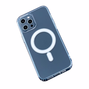 Anti Shock 1,5 mm Mag ümbris jaoks iPhone 15 6,1" läbipaistev big hole