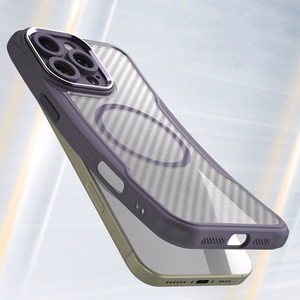 Силиконовый чехол Leading Series MagSafe для iPhone 16 Pro - фиолетовый