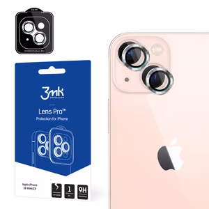 Kaameraklaas iPhone 13 mini 9H 3mk objektiivi kaitse Pro seeria objektiivile - hõbedane