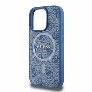 GUESS ümbris jaoks IPHONE 16 Pro compatible with MagSafe GUHMP16LG4GFRB (PU 4G Ring Classic Logo) sinine