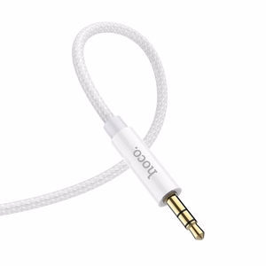 Kaabel AUX Jack 3,5 mm to Jack 3,5 mm Hoco 1 m UPA19 hõbedane