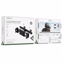 Acefast car headrest hoidja jaoks phone and tablet (135-230mm wide) must (D8 must)