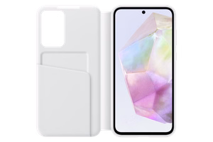 ZA356CWEGWW Smart View Wallet ümbris Samsung Galaxy A35, valge