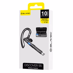 Blavec Bluetooth Headset Discover 55 Multipoint + akupank (BHDI55-B) must