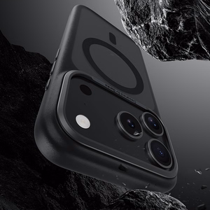 Чехол Benks Magnetic Mist с металлической рамкой (0068) для Iphone 17 Air, черный (кнопка управления камерой)