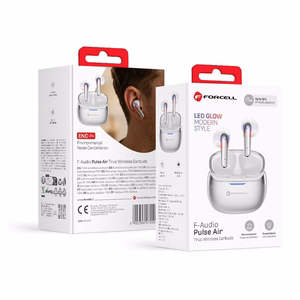 Forcell F-Audio Pulse Air ENC Wireless In-Ear TWS Earbuds silver