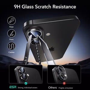 ESR Armorite защита камеры для iPhone 16 / 16 Plus / 17 - прозрачный