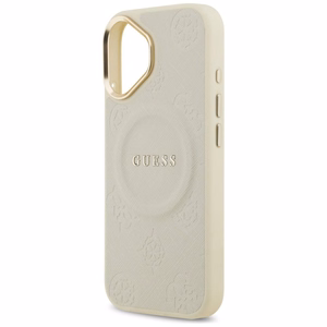 GUESS ümbris jaoks IPHONE 17 compatible with MagSafe GUHMP17SPSAMSECE (PU W/ Peony Hot Stamp) beige