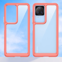 Outer Space Case Xiaomi Poco F4 5G kate paindliku raamiga punane