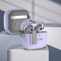 Tech-Protect Slim Hook Ümbris jaoks AirPods 4 - lilla