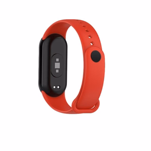 СИЛИКОНОВЫЙ РЕМЕШОК MI BAND 8/M8 (6). КРАСНЫЙ