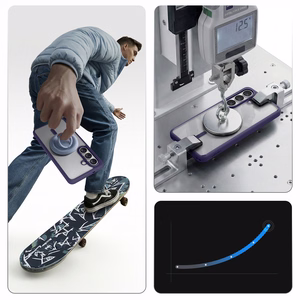 Spigen Ultra Hybrid Mag MagSafe ümbris Samsung Galaxy S26+ - läbipaistev tumesinine