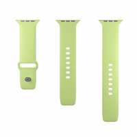 PURO ICON - elastne rihm Apple Watch 44/45/46/49 mm (S/M & M/L) (Matcha roheline)