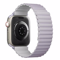Uniq Revix rihm Apple Watch 1/2/3/4/5/6/7/8/SE/SE2/Ultra 42/44/45/49mm - lilla-valge