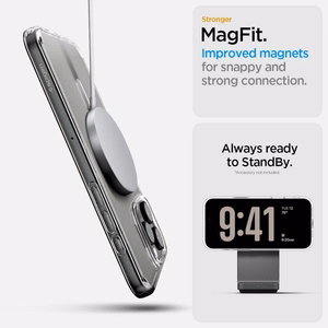 SPIGEN ümbris ULTRA HYBRID "T" MAG compatible with MagSafe jaoks IPHONE 16 Pro Max valge