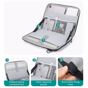 Tech-Protect Ranger-X Tactical Laptop Ümbris jaoks 13-14" - Must