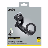 SBS TESUPMAGRINGEXT Smartphone Hoidja jaoks Dashboard and Windshield, MagSafe Compatible - must