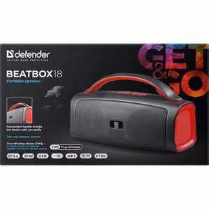 Defender Beatbox 18 Bluetooth-kõlar, 20 W