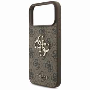 GUESS GUE005598 (4G PU Big Logo) kaitseümbris seadmele iPhone 18 Pro Max / 17 Pro Max, värv: pruun