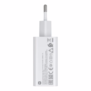 XIAOMI original laadija USB A QC3.0 3A 67W MDY-12-EH valge bulk