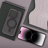 MATTE MAG COVER Ümbris compatible with MagSafe jaoks SAMSUNG S25 PLUS lilla