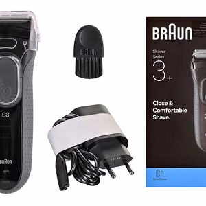 Braun Series 3 3000S – võrkteraga pardel, hall