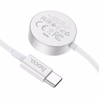 Juhtmevaba laadija Hoco 2,5W USB C compatible with Apple Watch and Samsung Watch CW59 valge
