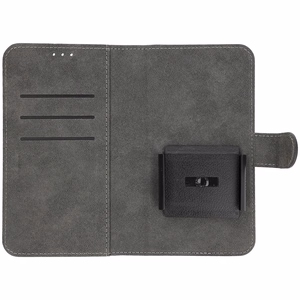 WONDER COMMON Универсальный чехол-книжка (SIZE L) для iPhone 6 Plus/7 Plus/8 Plus/Xs Max/11 Pro Max/Samsung S20 FE/S21 FE/S10 Plus/A10/A32/A54/Xiaomi 12 Lite/Huawei P30 Pro чёрный
