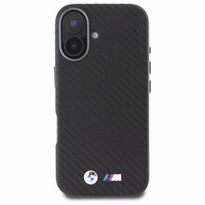 BMW Carbon Wrapped Metal iPhone 16 Ümbris - must