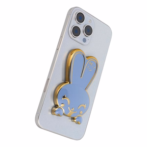 Phone stand RABBIT - stick-on - sinine