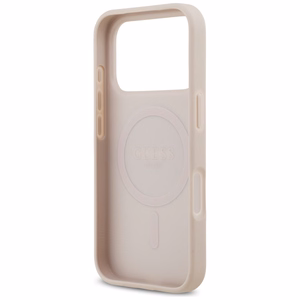 Guess 4G Circle Classic Logo MagSafe Ümbris jaoks iPhone 17 Pro - Roosa