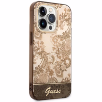 Guess GUHCP14LHGPLHC iPhone 14 Pro 6.1" ocher hardcase Porcelain Collection