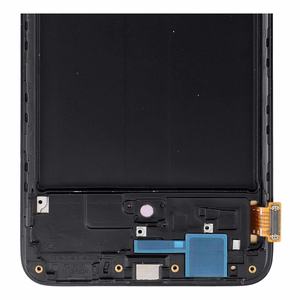OLED LCD-дисплей REWA с рамкой для SAMSUNG A70, черный