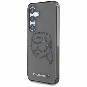 Ümbris Karl Lagerfeld Rhinestones Karl Head Logo Samsung Galaxy S25 must