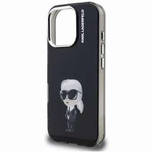 Karl Lagerfeld IML Aquarelle Karl & Logo MagSafe Ümbris jaoks iPhone 16 Pro Max - must