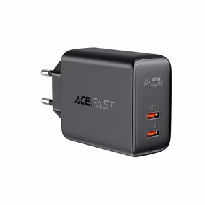 Acefast Laadija 2x USB Type C 40W, PPS, PD, QC 3.0, AFC, FCP must (A9 must)