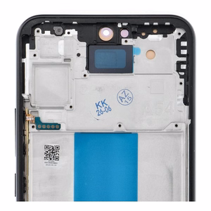 REWA OLED LCD-ekraan raamiga SAMSUNG A54 5G jaoks, must
