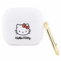 Hello Kitty Silicone 3D Kitty Head ümbris jaoks AirPods 3 - valge