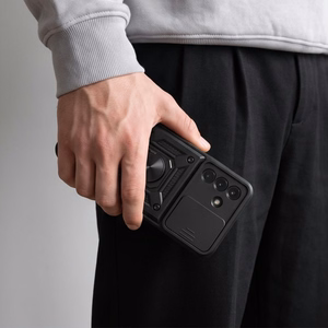 Tech-Protect CamShield Pro ümbris mudelitele Samsung Galaxy A17 / A18 / A26 4G / 5G, must