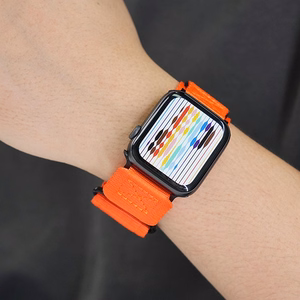 Strap to Apple Watch Forcell F-Design FA05 nylon hook-and-loop 38 / 40 / 41 mm orange