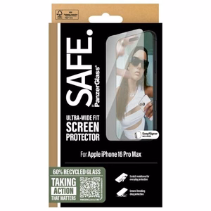 SAFE by PanzerGlass Ultra-Wide Fit Karastatud klaas jaoks iPhone 16 Pro Max
