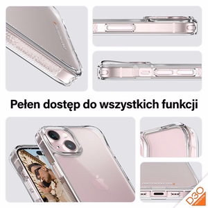 PanzerGlass Bundle 3in1 set läbipaistev ümbris + foil + camera cover jaoks iPhone 15 Plus