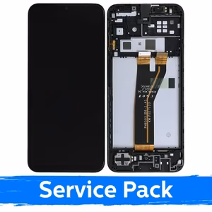 LCD ekraan ühilduv Samsung M146 M14 5G must raamiga (Service Pack)
