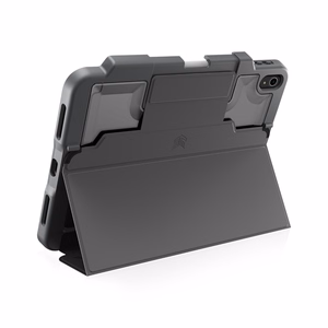 STM Dux Plus - vastupidav ümbris iPad 11" (2025) / 10.9" (2022) MIL-STD-810G jaoks Apple Pencil hoidjaga (must) EDU/COM versioon