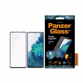 PanzerGlass E2E Microfracture antibacterial glass jaoks Samsung Galaxy S20 FE - with must raamiga